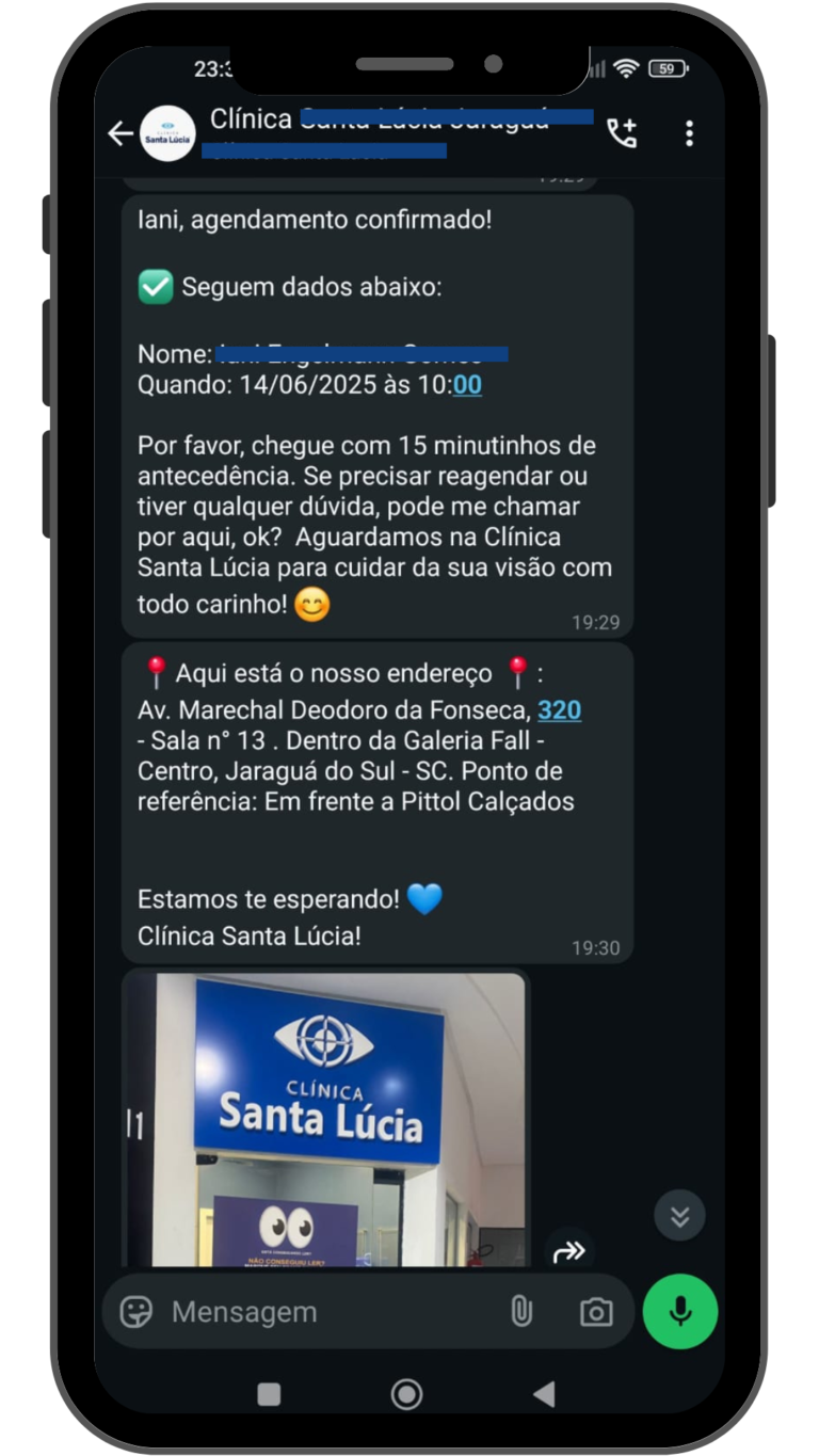 envia endereço agente de inteligência artificial Automação e atendimento por IA