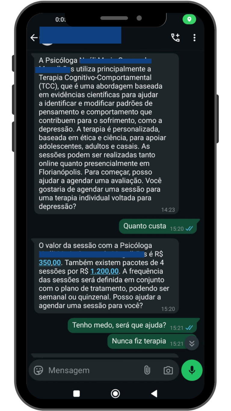 agenda consultas agente de inteligência artificial