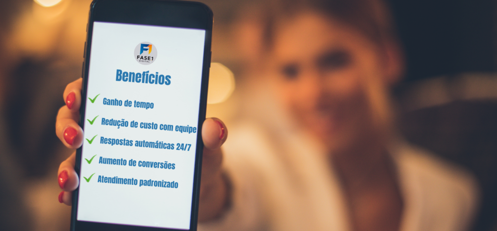 benefícios da automação ganho de tempo redução de custo com equipe respostas automáticas 24/7 aumento de conversões atendimento padronizado personalizado