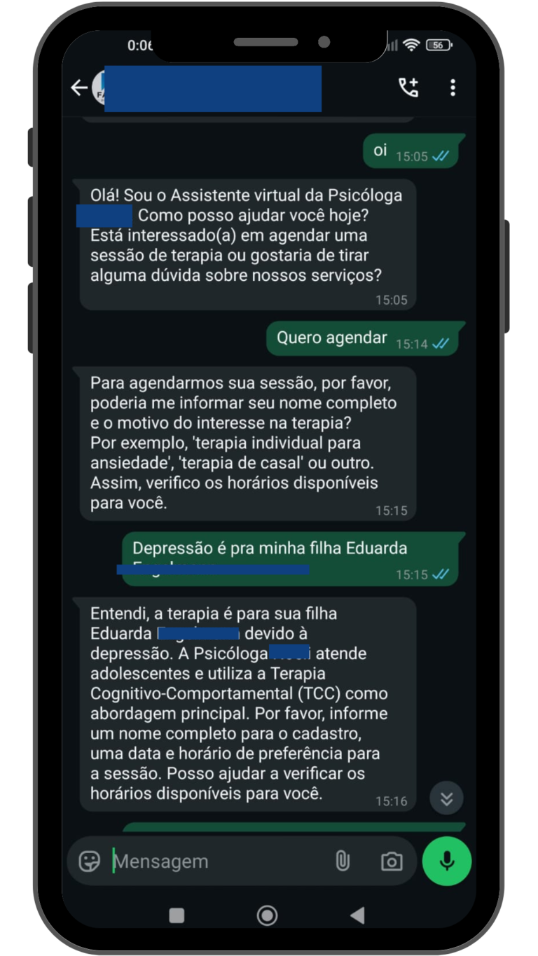 automação responda automaticamente com IA